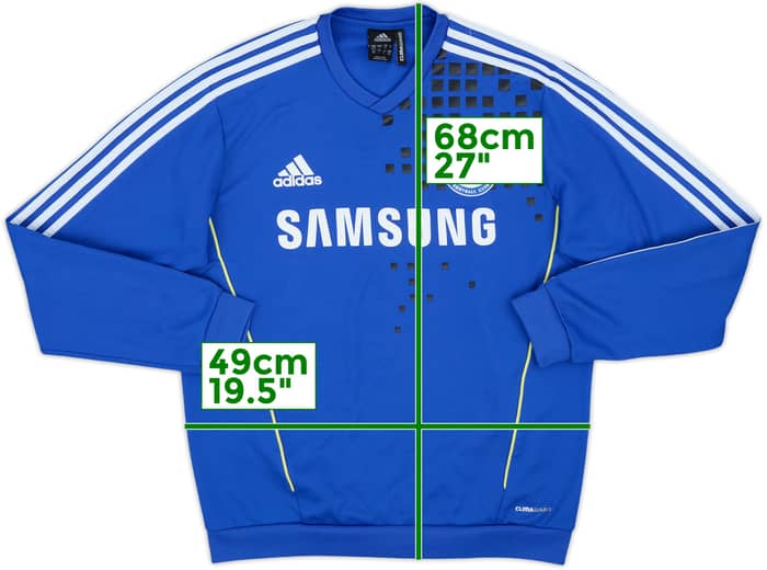 2011-12 Chelsea adidas Sweat Top - 8/10 - (M/L)