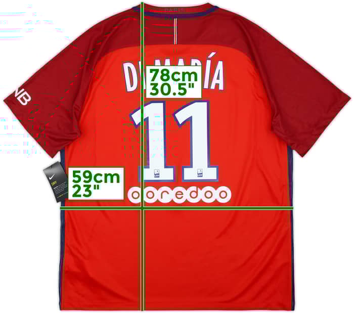 2016-17 Paris Saint-Germain Away Shirt Di Maria #11 (XL)