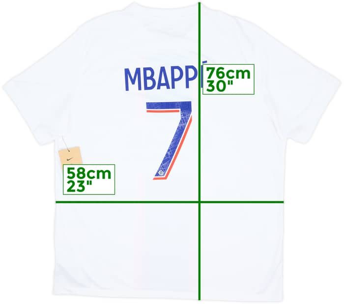 2022-23 Paris Saint-Germain Third Shirt Mbappe #7 (XL)