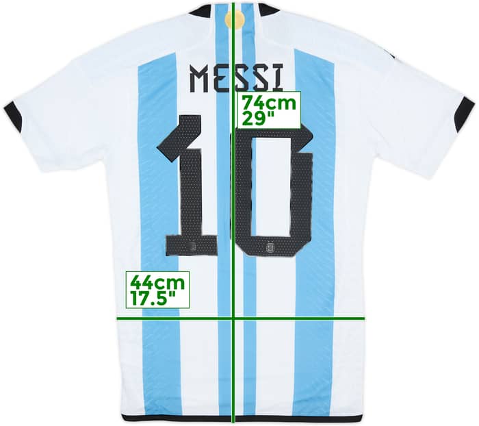 2022-23 Argentina Authentic Home Shirt Messi #10 (S)