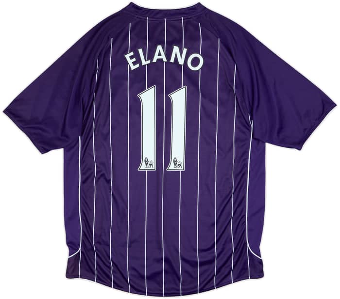 2007-08 Manchester City Away Shirt Elano #11 - 8/10 - (XL)