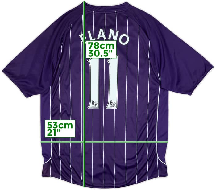 2007-08 Manchester City Away Shirt Elano #11 - 8/10 - (XL)