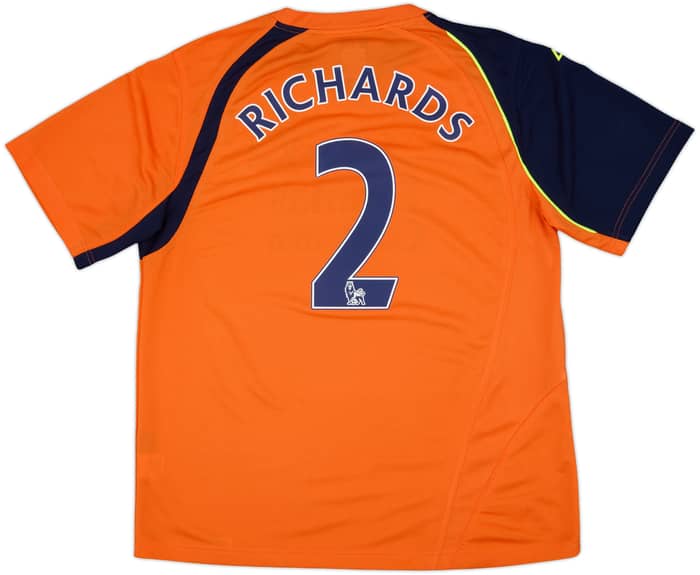 2008-09 Manchester City Third Shirt Richards #2 - 8/10 - (L)