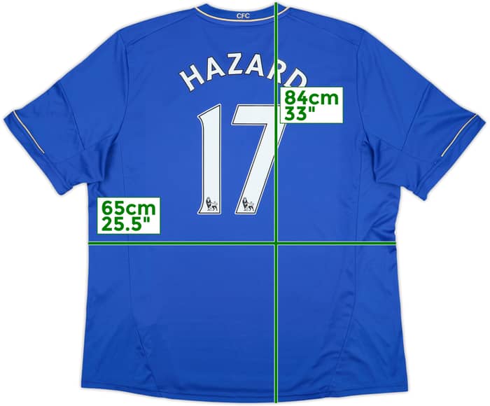 2012-13 Chelsea Home Shirt Hazard #17 - 8/10 - (XXL)