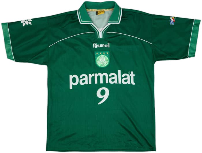 1999 Palmeiras Home Shirt #9 - 9/10 - (L)