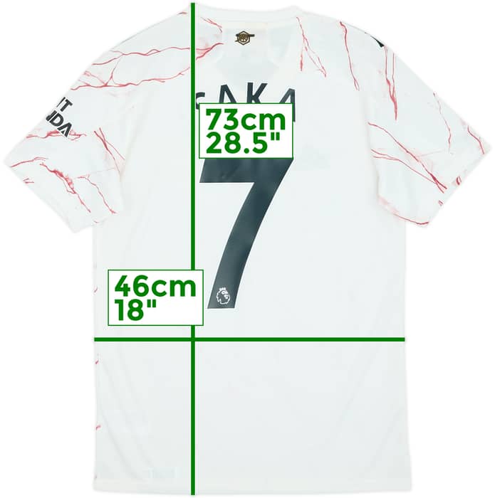 2020-21 Arsenal Away Shirt Saka #7 (S)