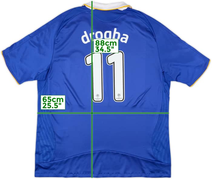 2008-09 Chelsea Home Shirt Drogba #11 - 6/10 - (XXL)