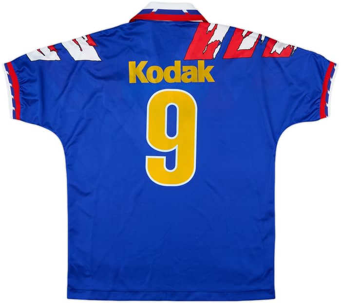 1993-94 Yokohama Marinos Home Shirt #9 - 8/10 - (L)