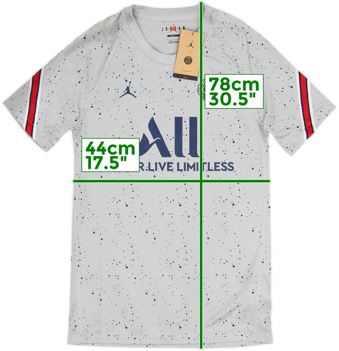 2021-22 Paris Saint-Germain Jordan Training Shirt (S)