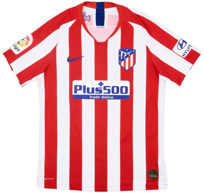 2019-20 Atletico Madrid Authentic Home Shirt Saul #8 - 8/10 - (M)