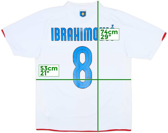 2007-08 Inter Milan Centenary Away Shirt Ibrahimovic #8 - 10/10 - (L)