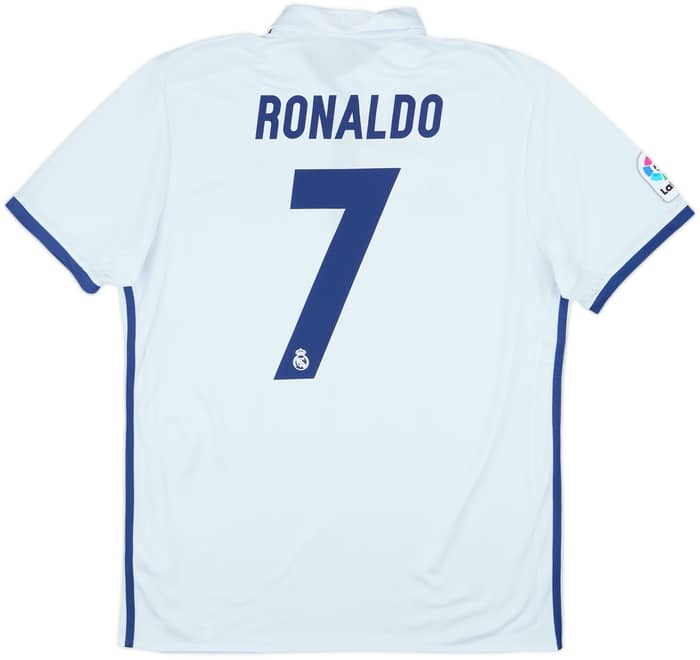 2016-17 Real Madrid Home Shirt Ronaldo #7 - 7/10 - (L)