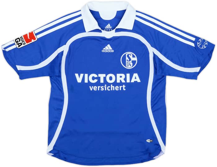 2006-07 Schalke Home Shirt Rafinha #18 - 8/10 - (S.Boys)