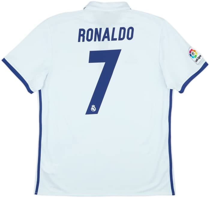 2016-17 Real Madrid Home Shirt Ronaldo #7 - 7/10 - (L)
