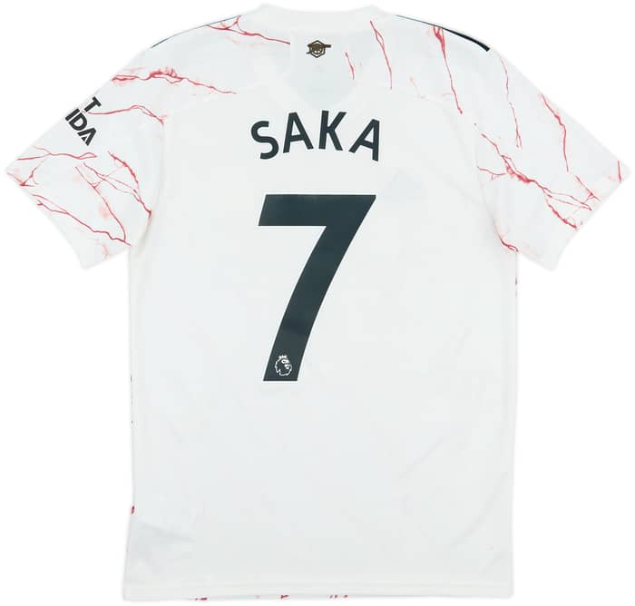 2020-21 Arsenal Away Shirt Saka #7 - 8/10 - (S)