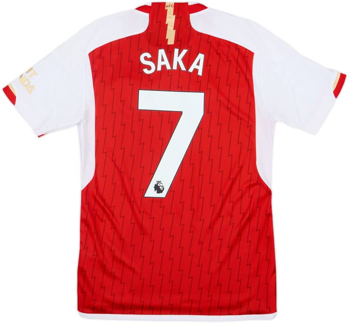 2023-24 Arsenal Home Shirt Saka #7 - 8/10 - (S)
