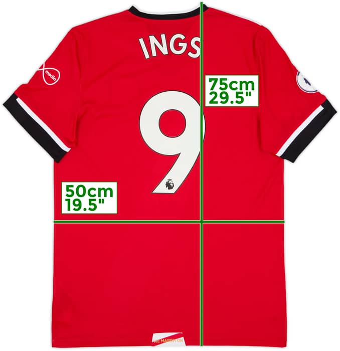 2020-21 Southampton Home Shirt Ings #9 - 6/10 - (M)