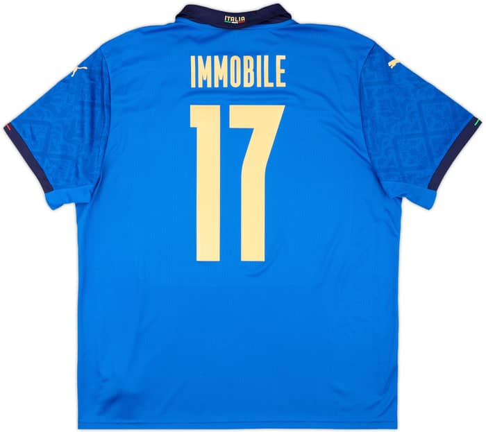 2020-21 Italy Home Shirt Immobile #17 - 8/10 - (XL)