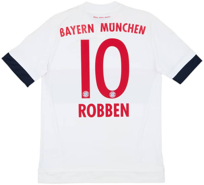 2015-16 Bayern Munich Away Shirt Robben #10 - 8/10 - (XL.Boys)