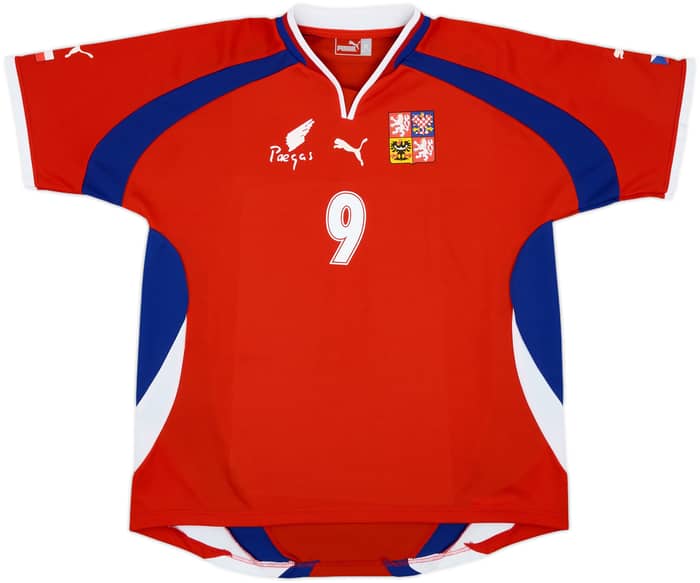 2000-02 Czech Republic Home Shirt Koller #9 - 7/10 - (XL)