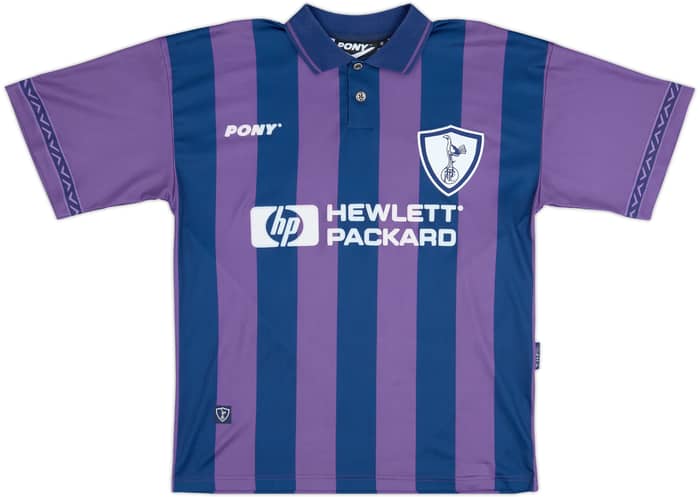 1995-97 Tottenham Away Shirt Sheringham #10 - 8/10 - (M)