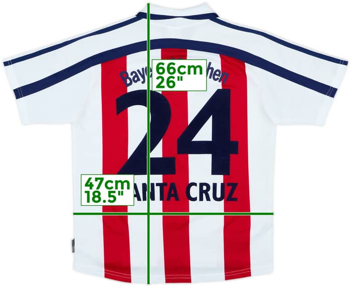 2000-01 Bayern Munich Away Shirt Santa Cruz #24 - 8/10 - (Y)