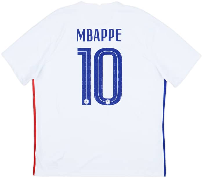 2020-21 France Away Shirt Mbappe #10 - 7/10 - (XL)