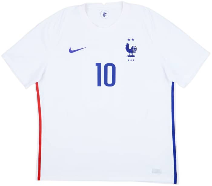 2020-21 France Away Shirt Mbappe #10 - 7/10 - (XL)