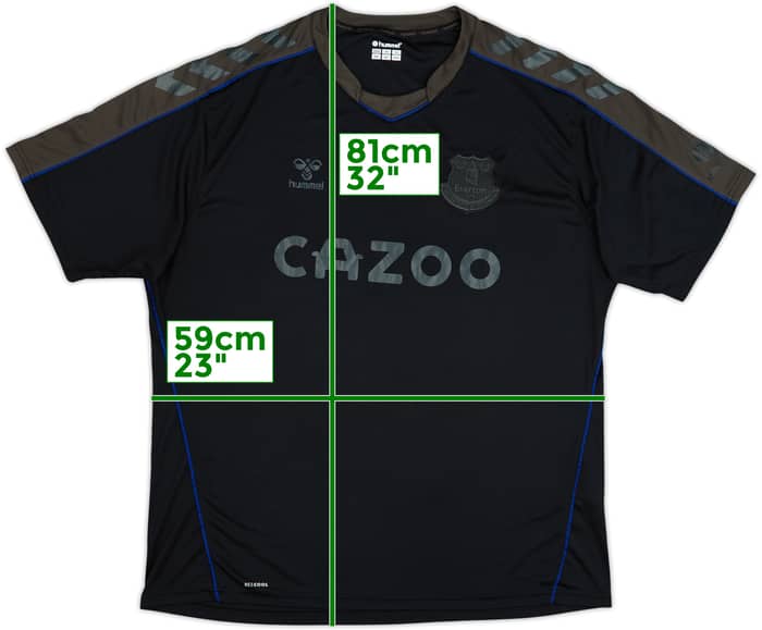 2020-21 Everton Hummel Training Shirt - 9/10 - (3XL)