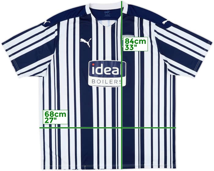 2020-21 West Brom Home Shirt - 7/10 - (4XL)