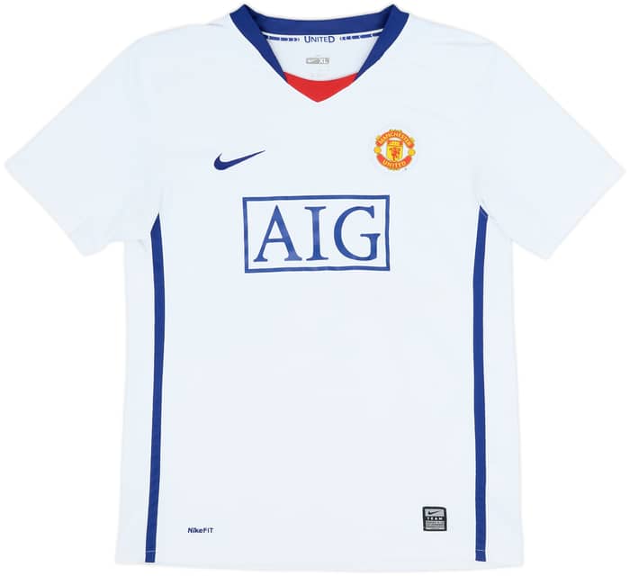 2008-10 Manchester United Away Shirt Ronaldo #7 - 7/10 - (XL.Boys)