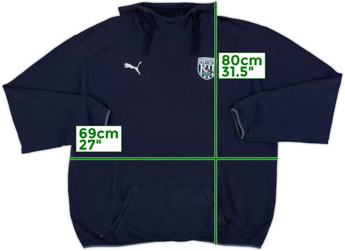2017-18 West Brom Puma Hooded Top - 6/10 - (3XL)