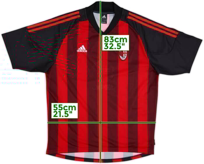 2002-03 AC Milan Home Shirt - 4/10 - (L)