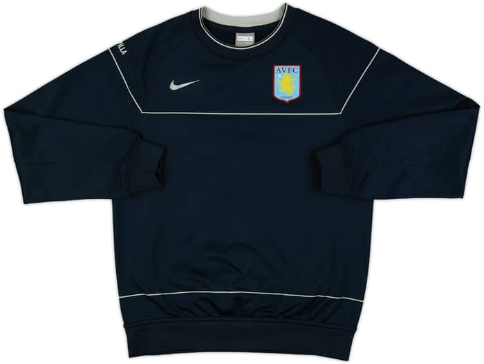 2008-09 Aston Villa Nike Sweat Top - 9/10 - (L.Boys)