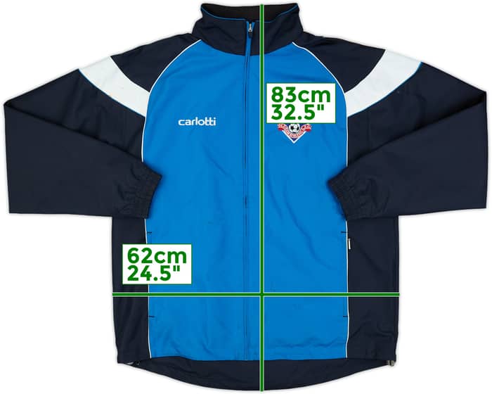 2007-08 Oldham Athletic Carlotti Track Jacket - 7/10 - (L)