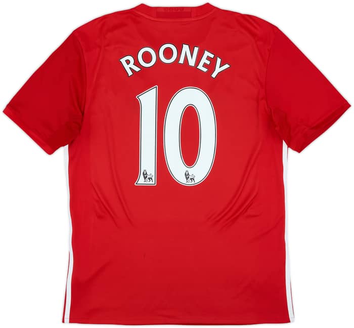 2016-17 Manchester United Home Shirt Rooney #10 - 7/10 - (M)