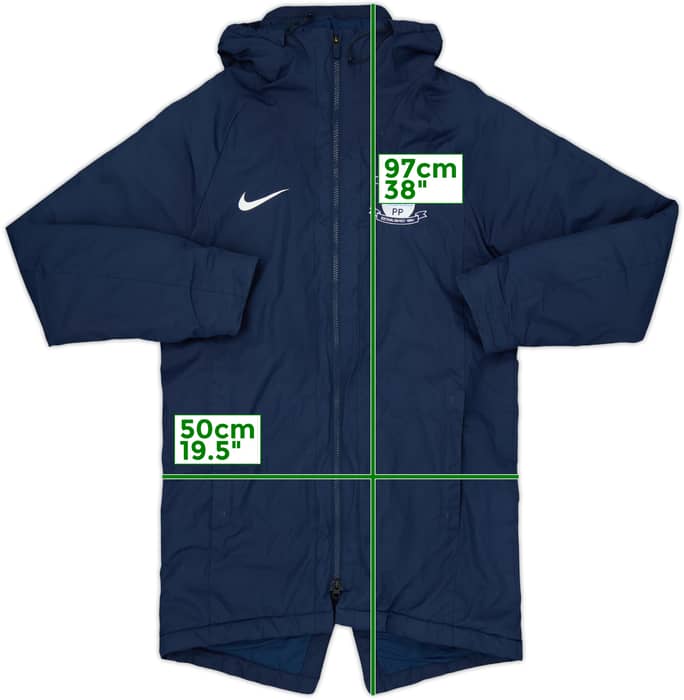 2020-21 Preston North End Nike Padded Bench Coat - 8/10 - (S)