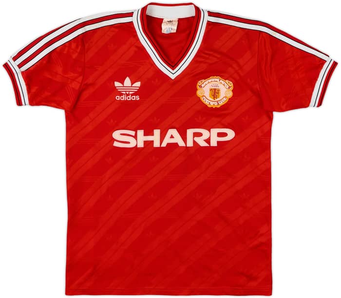 1986-88 Manchester United Home Shirt - 6/10 - (S)