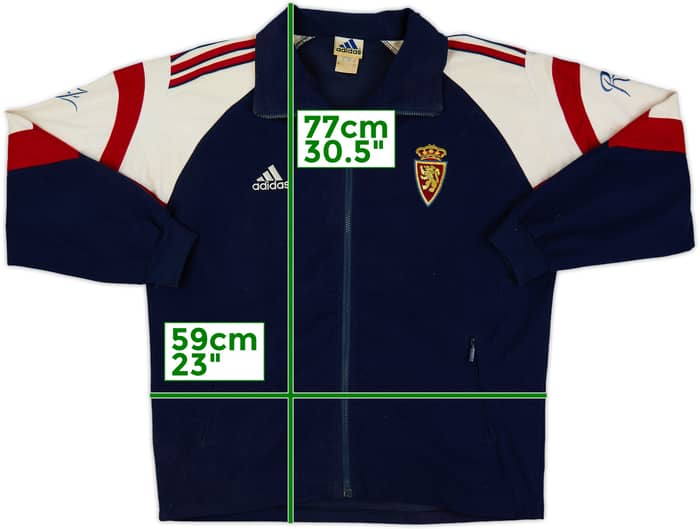 1997-98 Real Zaragoza adidas Track Jacket - 6/10 - (XL)