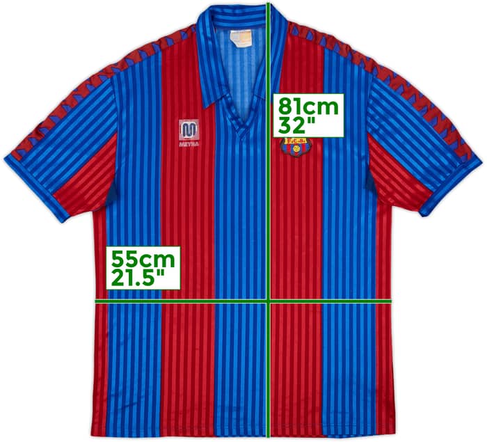 1989-92 Barcelona Home Shirt - 6/10 - (XXL)