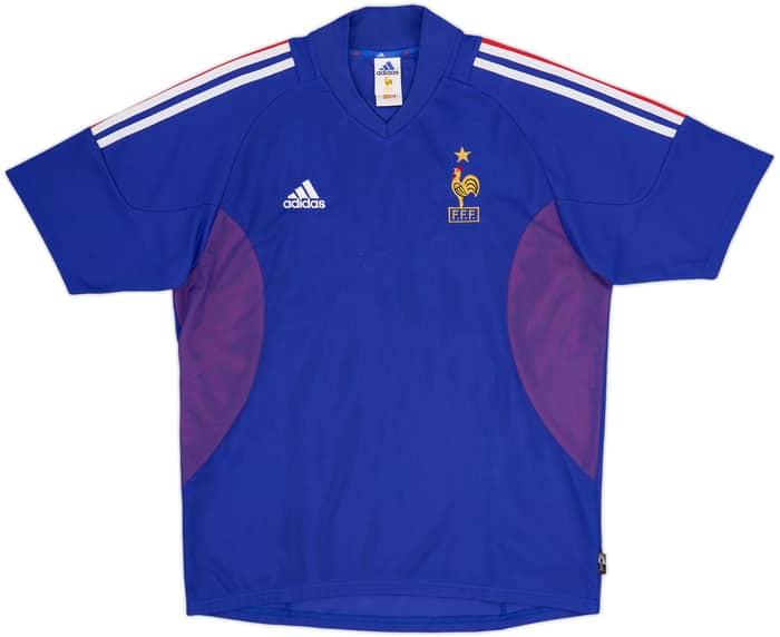2002-04 France Home Shirt Vieira #4 - 9/10 - (M)