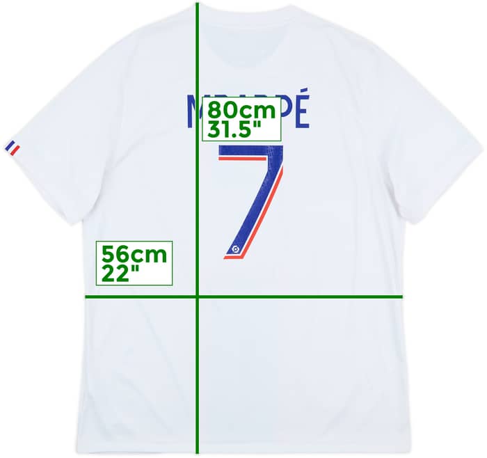 2022-23 Paris Saint-Germain Third Shirt Mbappe #7 - 8/10 - (XL)