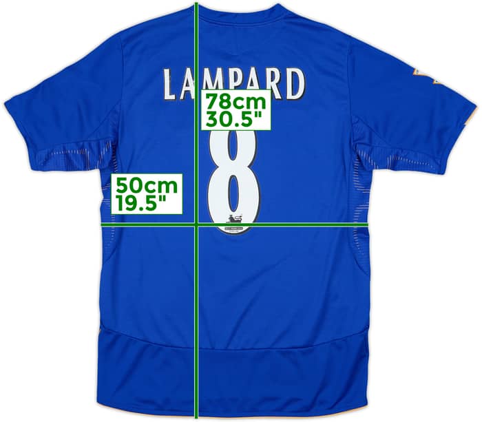 2005-06 Chelsea Centenary Home Shirt Lampard #8 - 7/10 - (M)