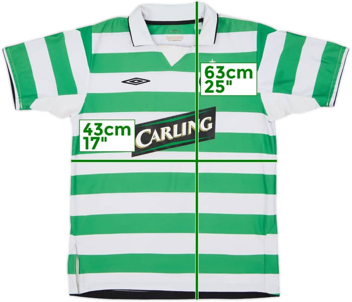 2004-05 Celtic Home Shirt - 8/10 - (M.Boys)
