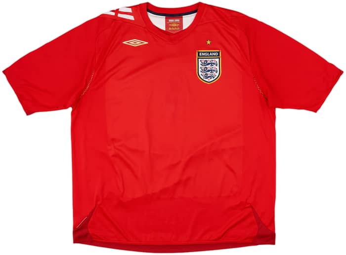 2006-08 England Away Shirt Gerrard #4 - 8/10 - (XXL)