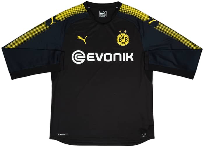 2017-18 Borussia Dortmund Away L/S Shirt - 8/10 - (XL)