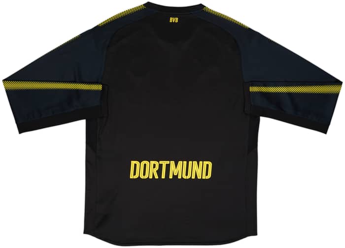 2017-18 Borussia Dortmund Away L/S Shirt - 8/10 - (XL)