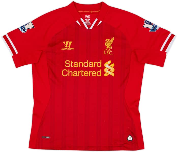 2013-14 Liverpool Home Shirt Gerrard #8 - 5/10 - (XL.Boys)