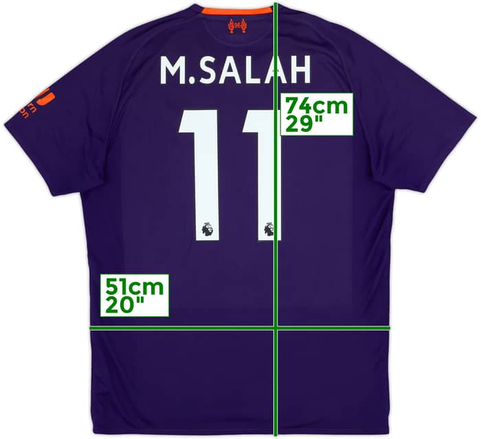 2018-19 Liverpool Away Shirt M.Salah #11 - 7/10 - (L)