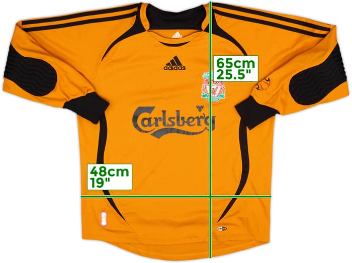 2006-07 Liverpool GK Shirt - 8/10 - (L.Boys)
